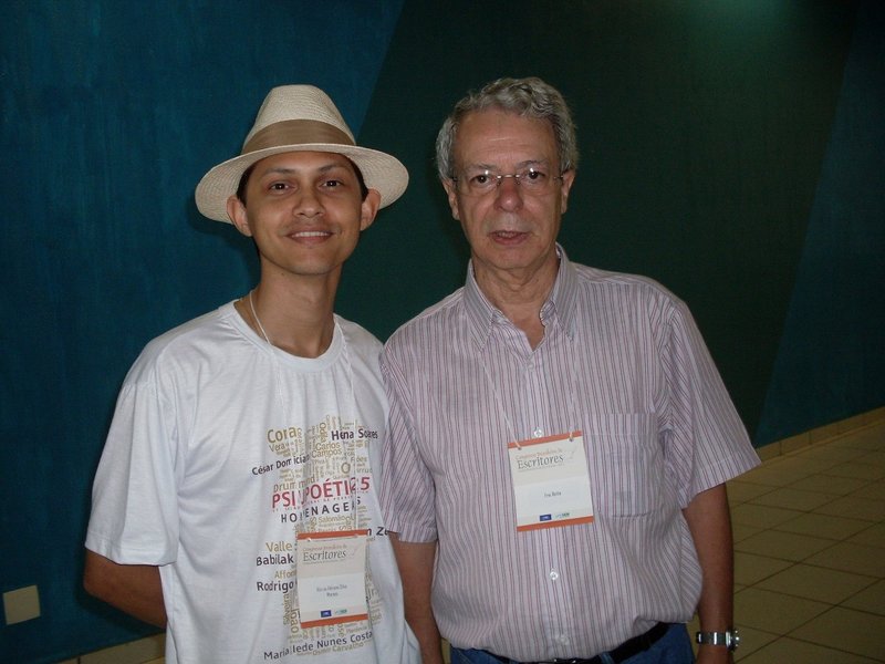 Márcio Moraes e Frei Beto no II Congresso da União Brasileira de Escritores (Ribeirão Preto-SP) 2011.